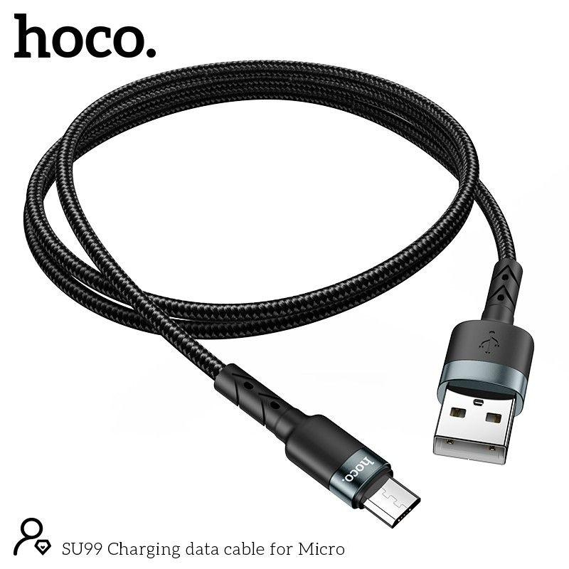Dây sạc Hoco S99 Cáp sạc cổng Micro USB thiết kế dây bện dù cho điện thoại androi