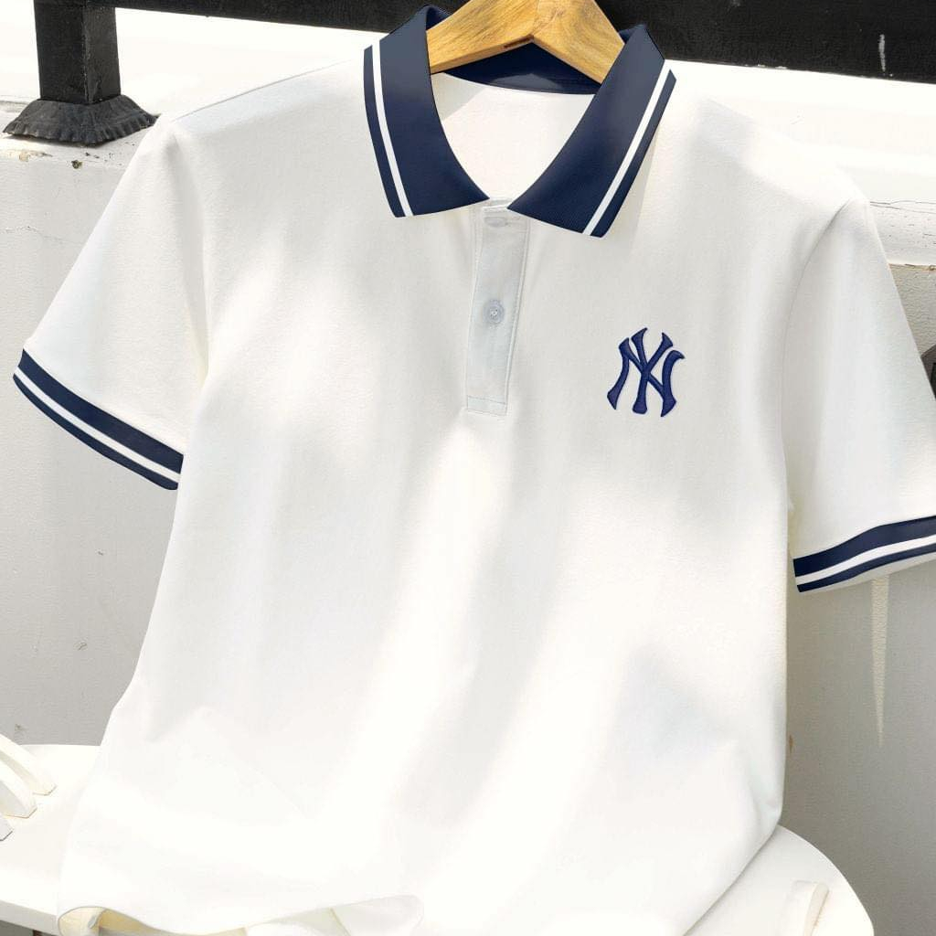 Áo POLO NY BÓNG CHÀY cộc tay co giãn mát mịn cảm giác dễ chịu phong cách trẻ trung năng động