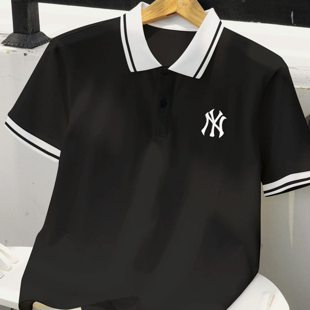 Áo POLO NY BÓNG CHÀY cộc tay co giãn mát mịn cảm giác dễ chịu phong cách trẻ trung năng động