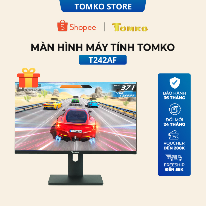 Màn hình máy tính 24 inch FHD T242AF Tần số quét 144HZ Tấm nền IPS - siêu rẻ siêu chất lượng - Hàng chính hãng | BigBuy360 - bigbuy360.vn