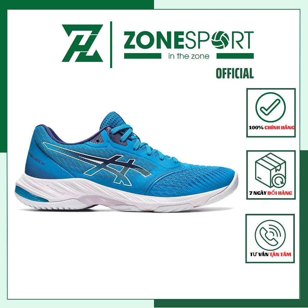 Giày Bóng Chuyền Asics GeL NETBURNER BALLISTIC FF 3 Xanh Dương - Giày Bóng Chuyền, Cầu Lông cổ thấp thiết kế cao cấp