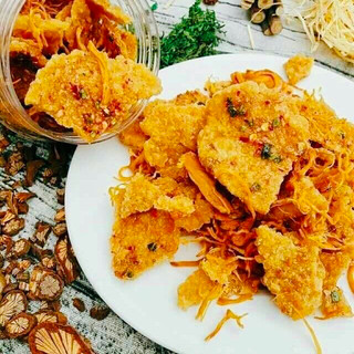 Cháo cháy lắc khô gà hiệp hí hũ 500gr