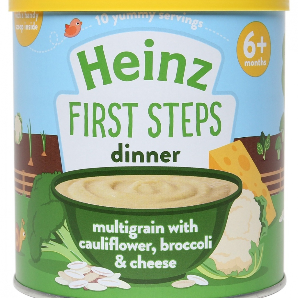 Bột ăn dặm Heinz vị súp lơ bông cải phô mai date 9/23