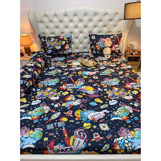Bộ 4 món drap/ga áo gối THUN LỤA THÁI SIÊU LẠNH LATICO