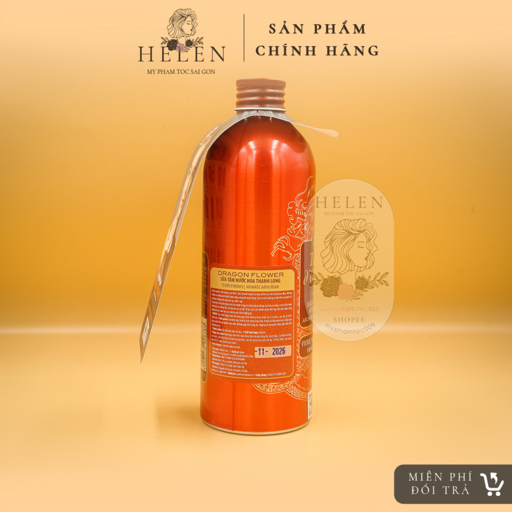 Sữa tắm Tesori D Oriente đỏ thanh long 250ml - 500ml