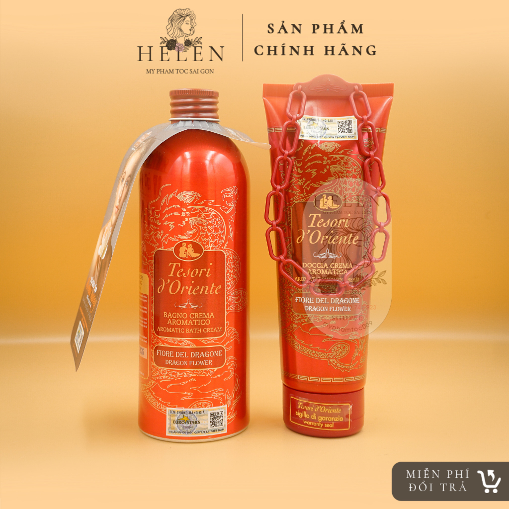 Sữa tắm Tesori D Oriente đỏ thanh long 250ml - 500ml