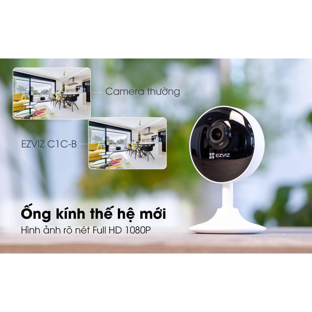 Camera wifi Ezviz C1C-B Đàm thoại 2 chiều, độ phân giải full HD 2.0MP - HKT STORE