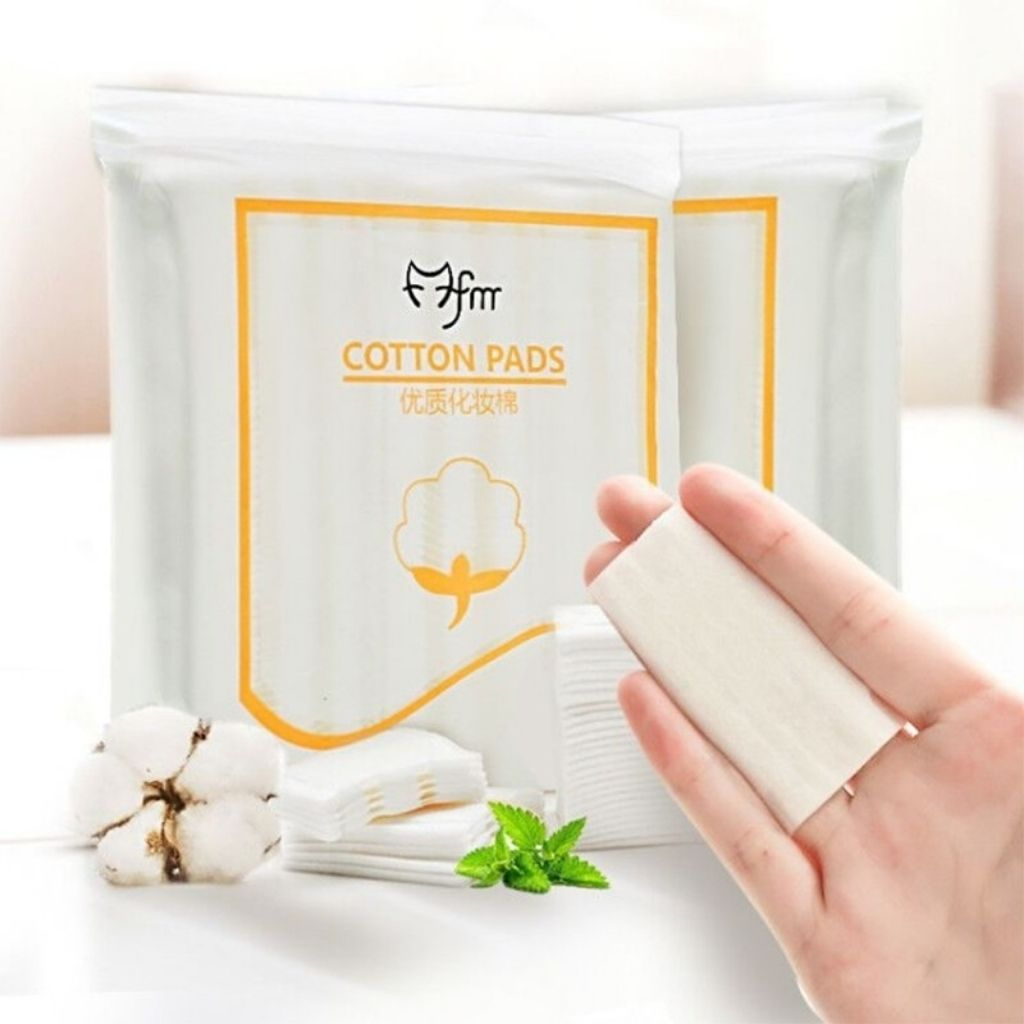 Bông Tẩy Trang 3 Lớp Cotton Pads Túi 222 Miếng Bông Dày Mềm Mịn