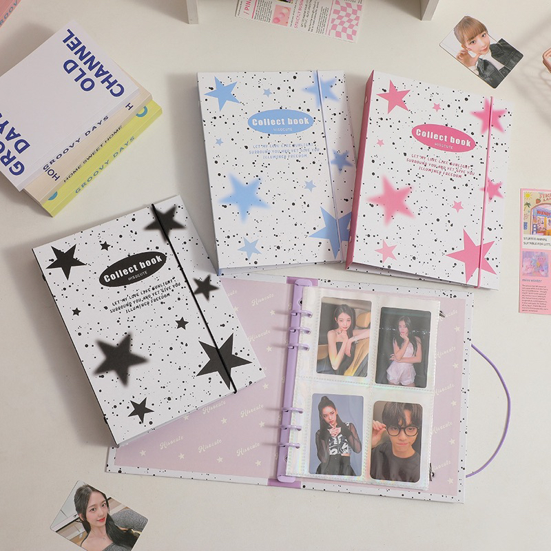 BINDER A5 HÌNH NGÔI SAO ⭐️ SỔ CÒNG BÌA GIẤY CỨNG