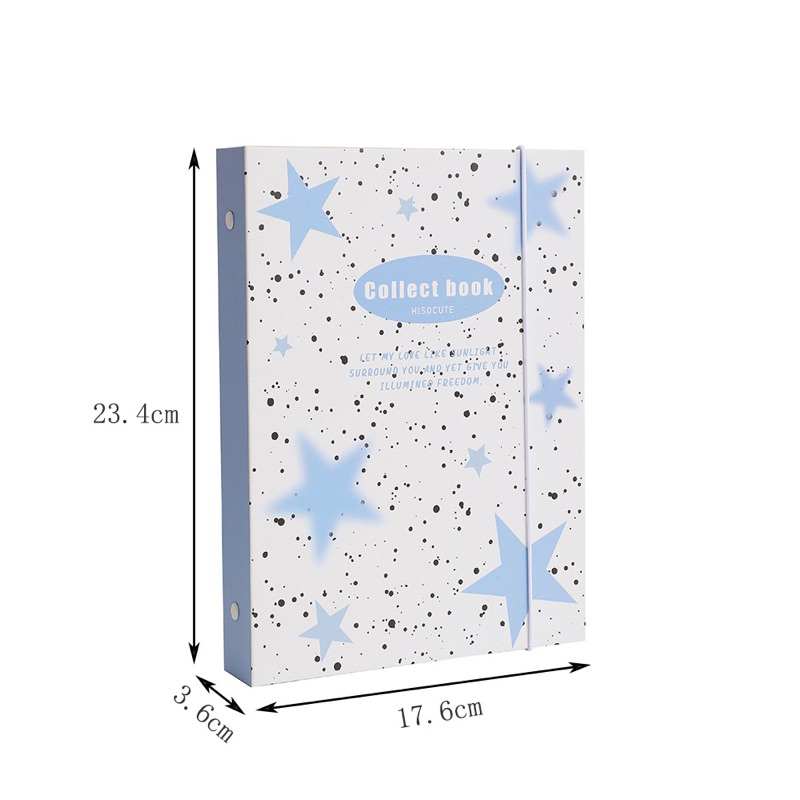 BINDER A5 HÌNH NGÔI SAO ⭐️ SỔ CÒNG BÌA GIẤY CỨNG