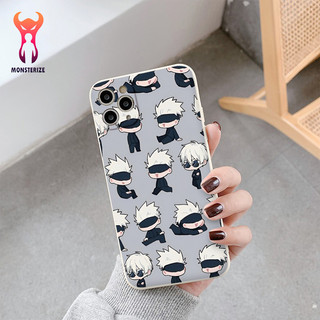 Ốp lưng cạnh vuông bảo vệ camera hình Gojo tí hon dành cho iphone 6/8/7/plus/x/xr/xsmax/11/12/13/14 pro max - e6777b