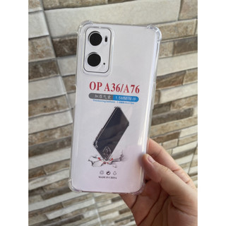 Ốp Lưng Oppo A76, Oppo A36 Dẻo Trong Suốt Chống Sốc Bảo Vệ 4 Góc Máy
