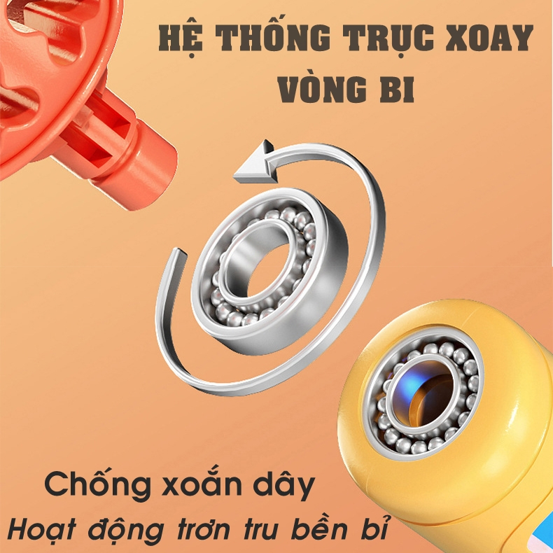 Dây Nhảy Không Dây DN/12 Giảm Cân Có Đếm Số Vòng, Dây Nhẩy Thể Dục Lõi