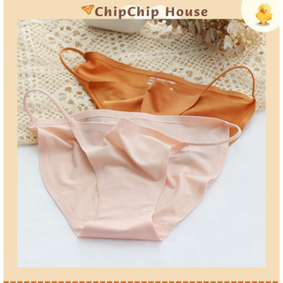 Quần lót nữ su lạnh cao cấp không đường may sexy, có dây hai bên ôm dáng kháng khuẩn ChipChip House