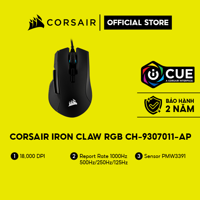 Chuột Corsair Iron Claw RGB CH-9307011-AP