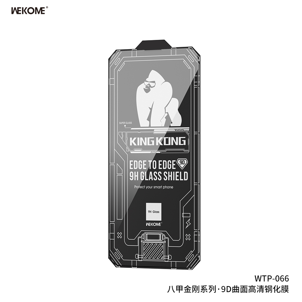 [ BẢN MỚI ] Kính cường lực Kingkong 066 - 067 WEKOME chất lượng được cải tiến siêu chất bảo vệ màng loa iphon x-14