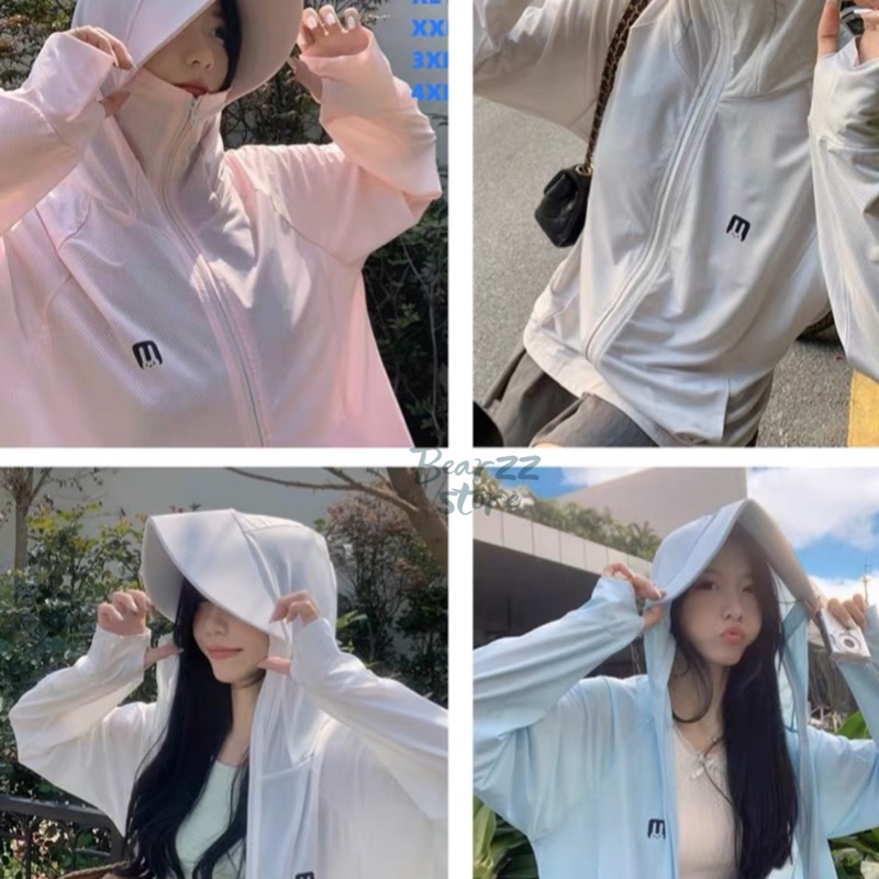 Áo chống nắng dáng rộng hình thỏ, form dáng unisex dễ mặc, vải thoáng mát, an toàn cho làn da