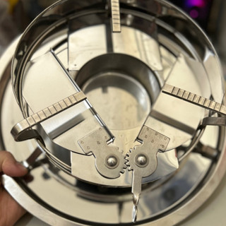  BẾP CỒN CÓ CHẮN GIÓ INOX 304 