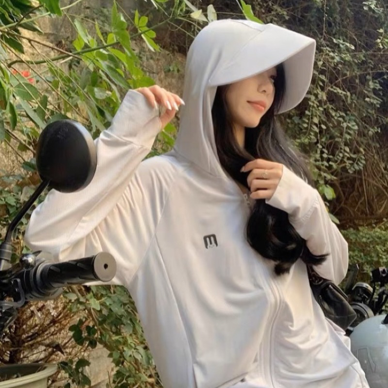 Áo chống nắng dáng rộng hình thỏ, form dáng unisex dễ mặc, vải thoáng mát, an toàn cho làn da