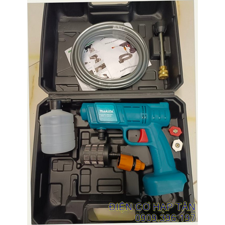 MÁY RỬA XE PIN MAKITA 220V - MÁY RỬA XE GIA ĐÌNH - MÁY XỊT TƯỚI HOA  , PHUN THUỐC