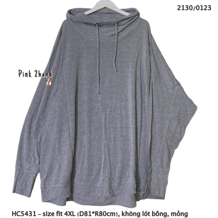 Áo Hoodie 2hand nhập Mỹ Oversize nữ, nam, chất dày, size lớn, form bồng - 040922-1