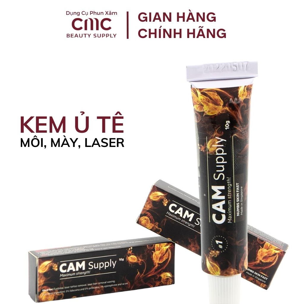 Kem ủ phun xăm môi mày Cam Supply 10g êm ái, tác dụng nhanh - DCPX CMC Beauty