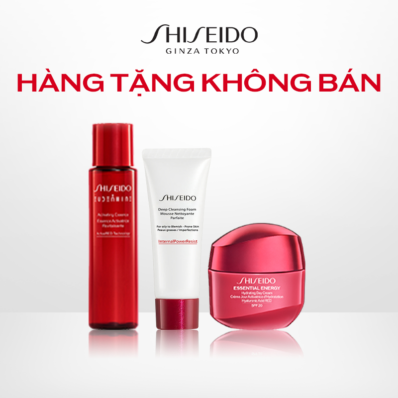 [Quà tặng không bán] Bộ quà tặng Shiseido (tặng kèm line GSC) (MAY'23)