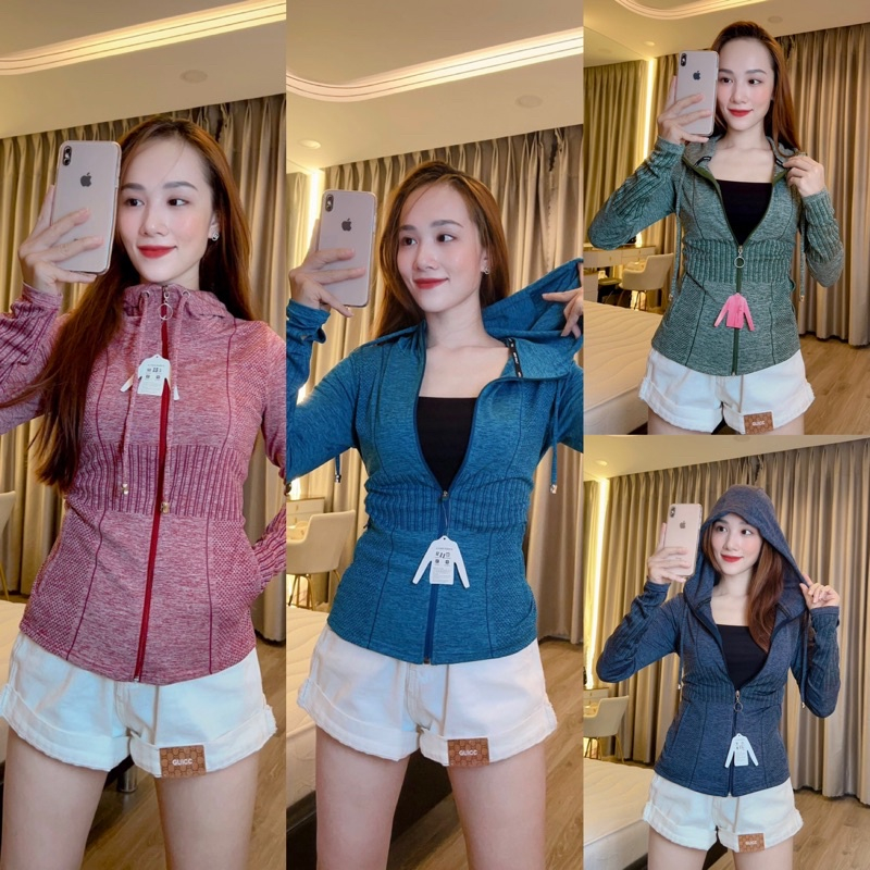Áo Khoác Chống Nắng Đốm Chất Thun Lạnh cực Mát cho Bạn Gái - SCXAN29