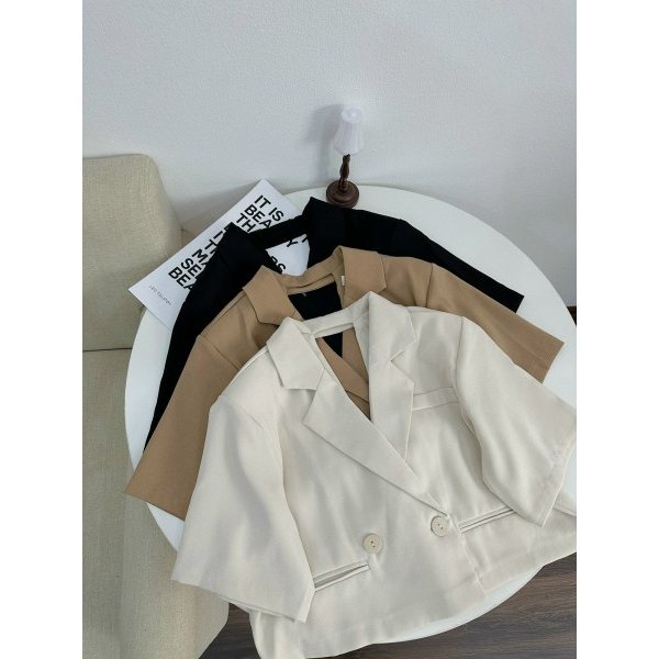 ÁO BLAZE CROPTOP CUT LƯNG - LIANSTORE (3257)