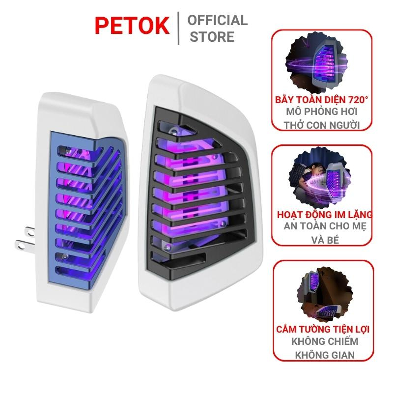 Đèn bắt muỗi,máy bắt muỗi diệt côn trùng thông minh cắm tường,công nghệ mô phỏng hơi thở sinh học, công suất 5W