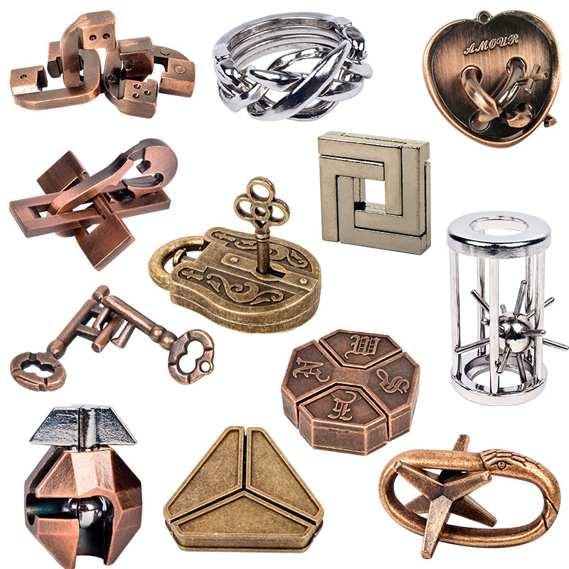 Đồ Chơi Thông Minh Thử Thách Trí Não Hanayama Puzzle Đồ Chơi Trí Tuệ Tổng Hợp Nhiều Mẫu Hack Não IQ Toys Tư Duy Cho Trẻ
