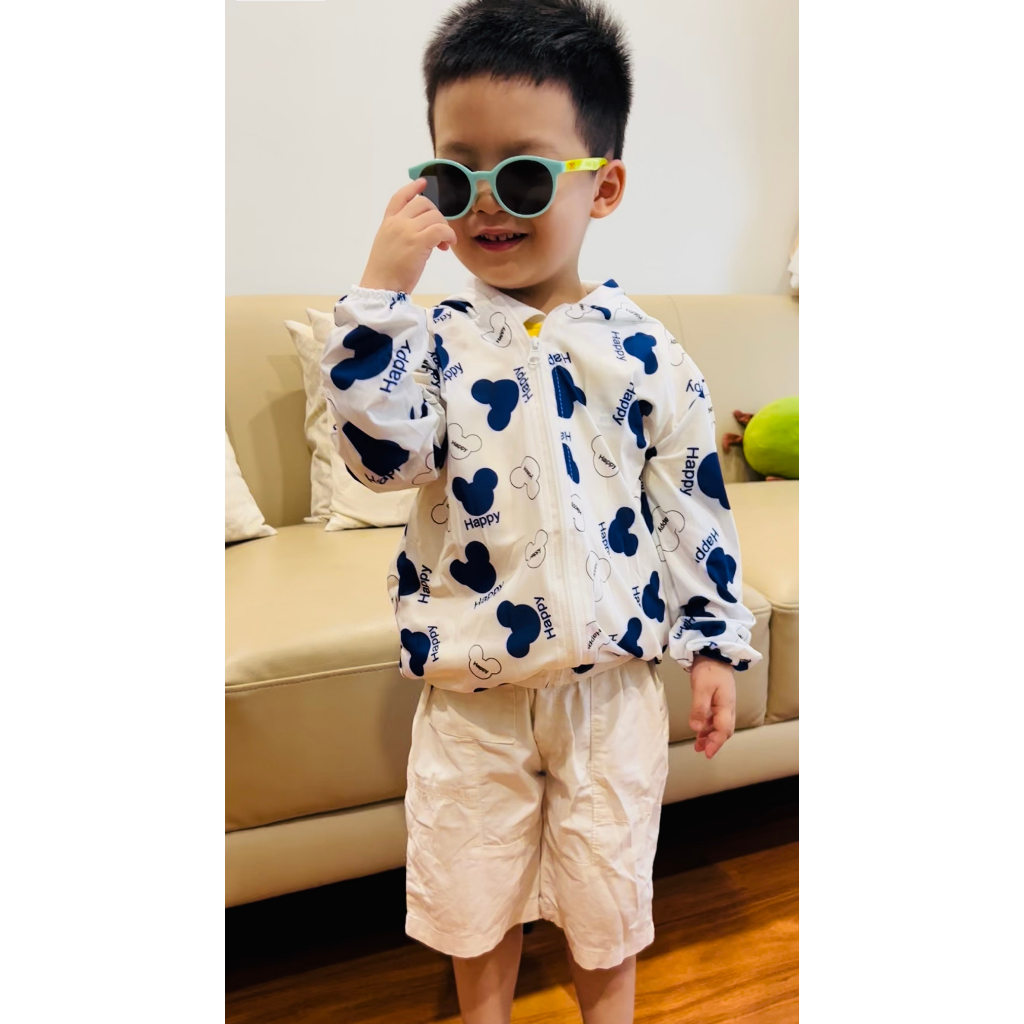 Áo chống nắng cho Bé Trai Bé Gái,Áo khoác chống nắng cho trẻ em mùa hè chống tia UV mềm,mát,từ 2-6 tuổi HA1688 Ha1688