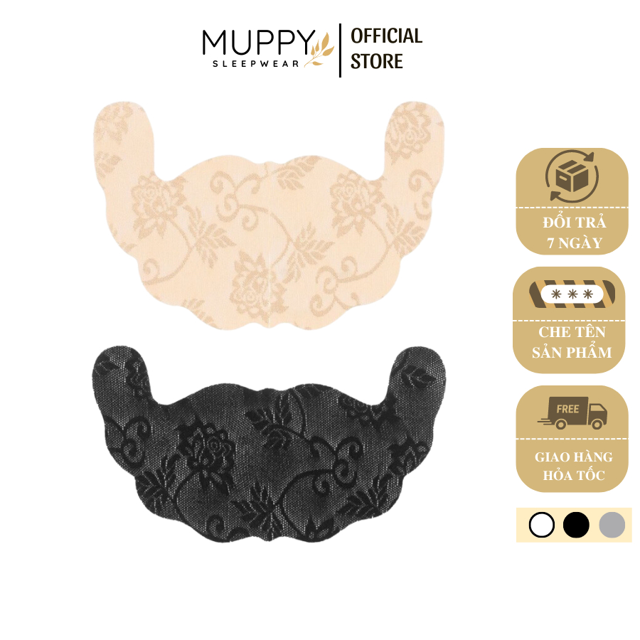D01 1 cặp Miếng Dán Nâng Ngực MUPPY Chống Chảy Xệ Chữ U Giúp Kéo Nâng Chỉnh Ngực