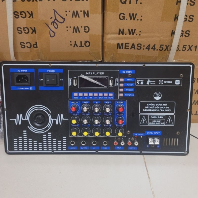 BO MẠCH LOA KÉO CÓ REVERB MỚI NHẤT, MẠCH LOA KÉO 250W CÓ CẦN CHỈNH EQ - 432 VIETNAM