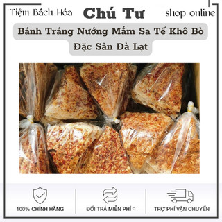 Bánh tráng nướng mắm sa tế khô bò | đặc sản đà lạt ..