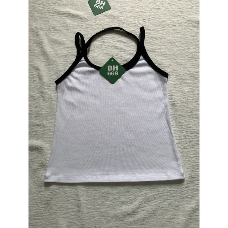 Aó thun tank top đan dây nữ nhiều màu chất thun gân mịn, đẹp