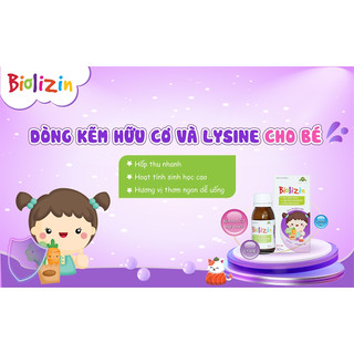 Kẽm hữu cơ Biolizin (3 tháng+)