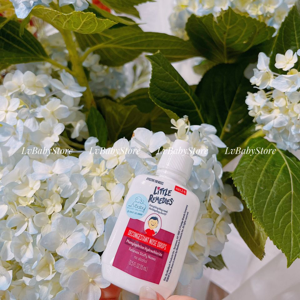 Nhỏ Mũi Little Rememdies - Giảm NGHẸT MŨI, SỔ MŨI, VIÊM MŨI 0m+
