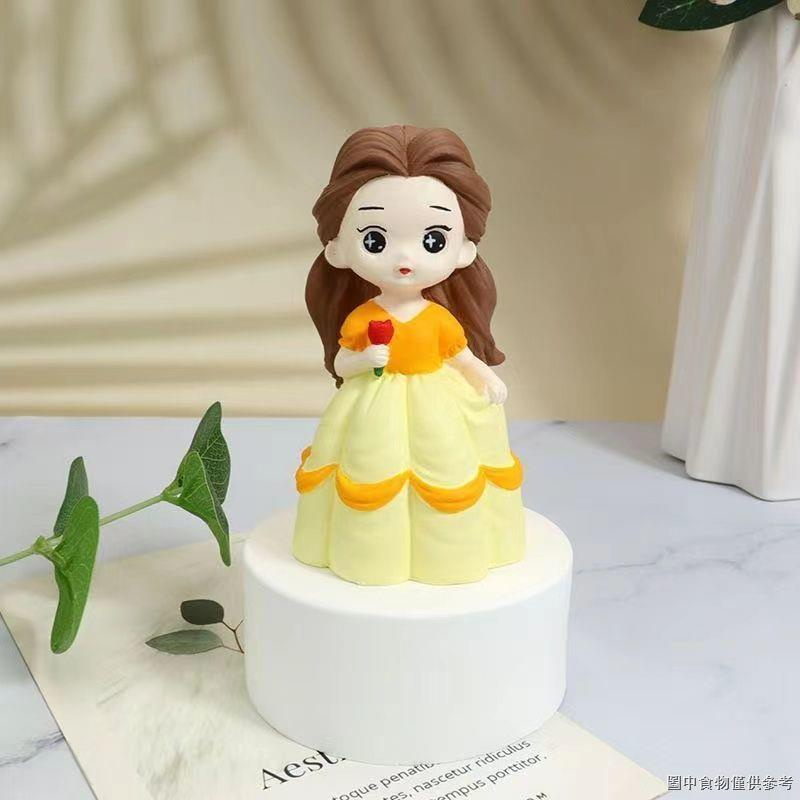 Tượng tô màu chọn mẫu, 7 CÔNG CHÚA DISNEY, size M, tượng thạch cao CAO CẤP, tô tượng