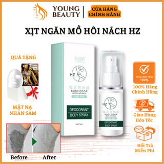 Xịt khử mùi hôi thâm nách HZ - Xịt ngăn mùi và tiết mồ hôi, giảm thâm, giúp thơm nách và sạch thâm - YOUNG BEAUTY