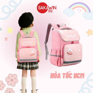 Balo chống gù Sakawin Galaxy, Cặp sách đi học cho bé, Không gian rộng rãi, trọng lượng nhẹ
