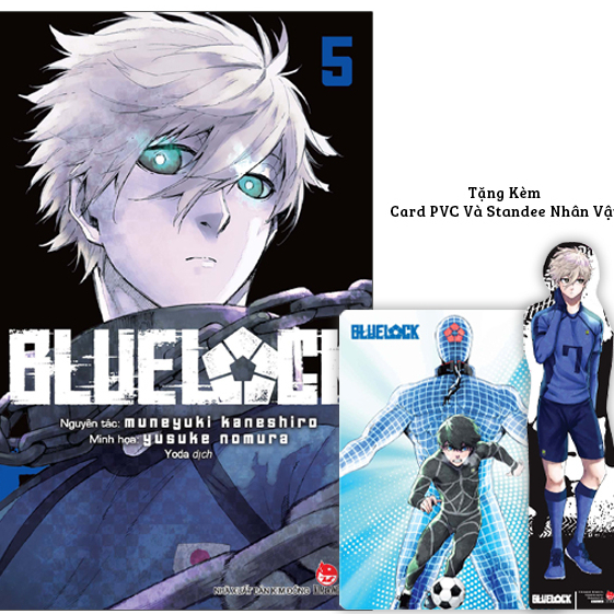 Truyện BlueLock - Tập 1+2+3+4+5 - Tặng Kèm Obi + Standee Ivory + Card PVC