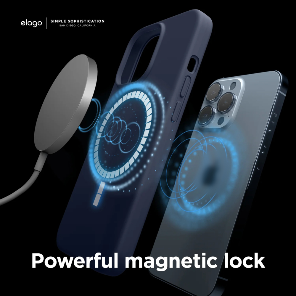 Ốp lưng elago Magnetic Silicone Case cho Iphone 13 Series