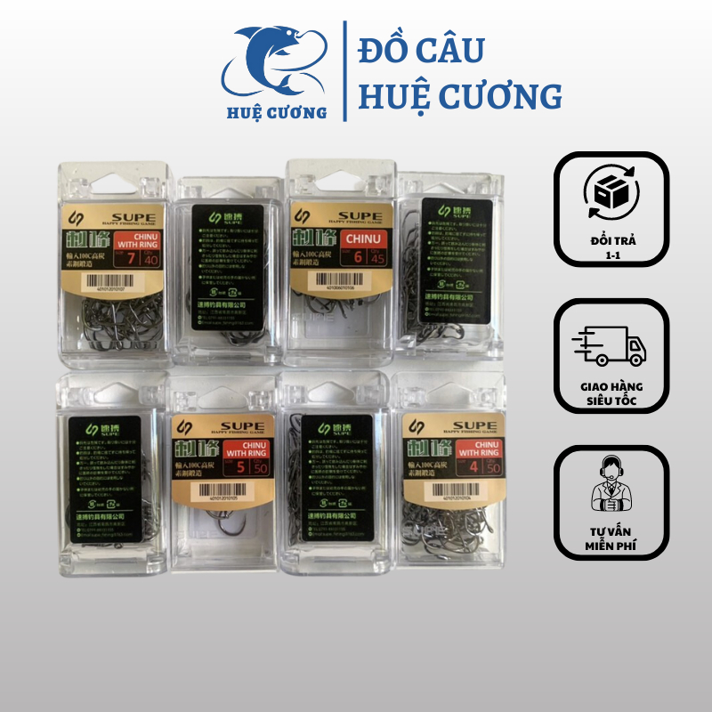 Lưỡi Câu - Lưỡi Câu Cá Chinu Nhật Bản Lưỡi Câu Đơn Cao Cấp ,lưỡi Câu Không Gỉ - HC02