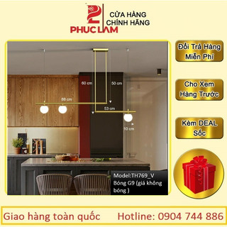 Đèn thả bàn ăn Decor hiện đại phòng ăn