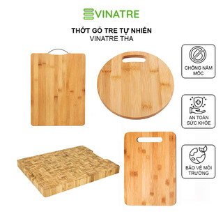 Thớt gỗ tre vinatre, kháng khuẩn, chống nấm mốc