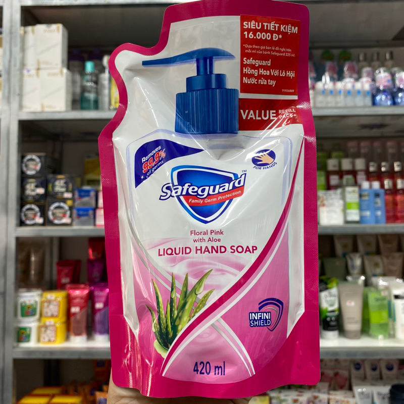 Túi Nước Rửa Tay Diệt Khuẩn SAFEGUARD túi