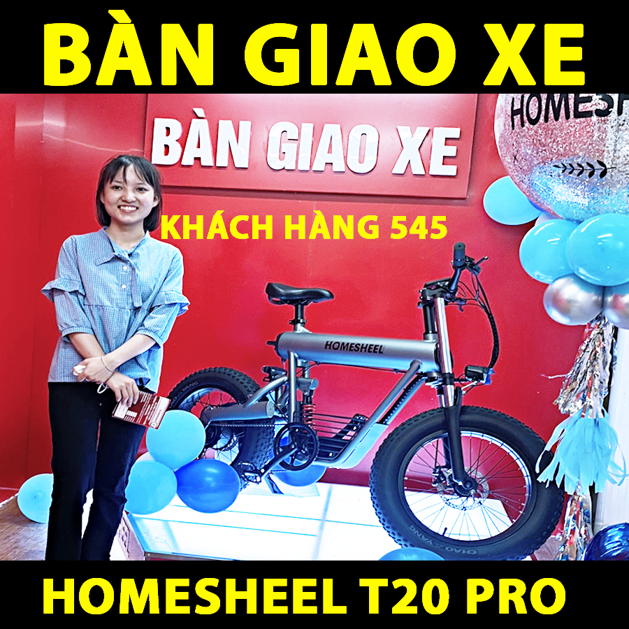 Xe Đạp Điện Thể Thao Homesheel FTN T20 pro