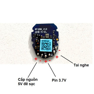 Mạch tai nghe bluetooth 3.7V tháo máy