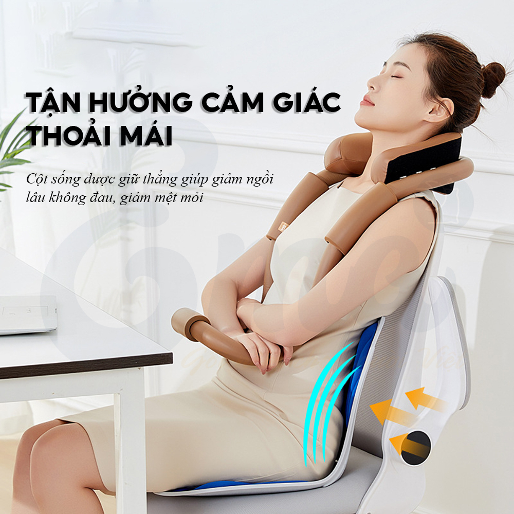Ghế điều chỉnh tư thế ngồi đúng EMA Posture Corrector thế hệ 2 với gối chỉnh tư thế kèm theo